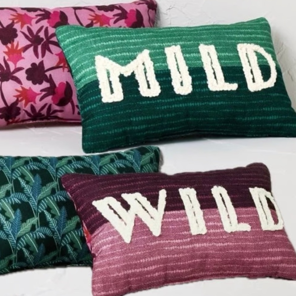 NEW Opalhouse Jungalow 2 Pk “Wild” & “Mild” Pillow Set